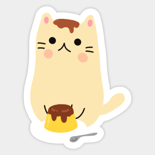 Pudding cat Sticker